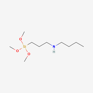 EB-1189(N-(正丁基)-3-氨丙基三甲氧基硅烷)键线式结构图